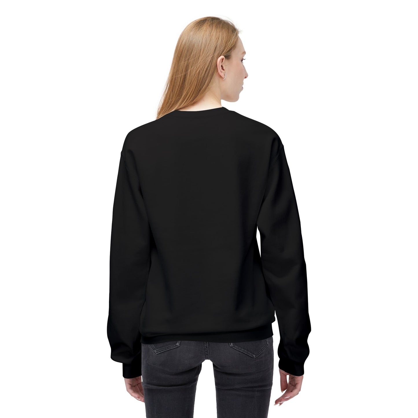 Brave Rose Graphic Crewneck Sweatshirt - Cozy Fleece, Inspirational Gift, Casual Wear, Perfect for Holidays