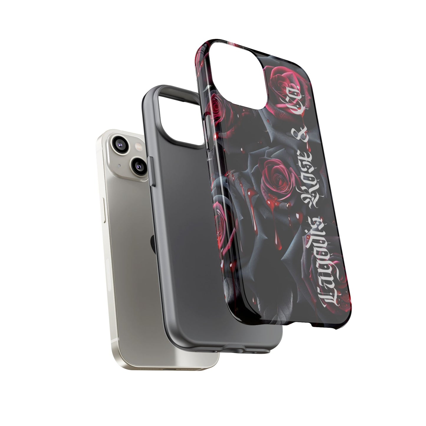 Gothic Floral Phone Case - Tough Cases | Aesthetic Gifts, Unique Accessories, Protective Cases, Edgy Style, Gift for Her