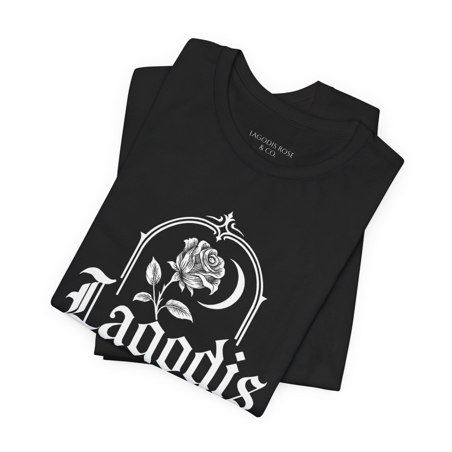 Vintage Rose Graphic Unisex Tee - Stylish Casual Wear, Gift for Her, Back/White Aesthetic, Floral Shirt, Everyday Essential