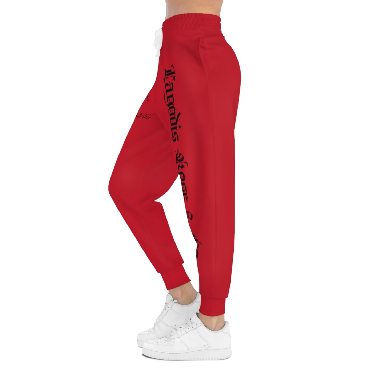 Athletic Joggers with Motivational Quote, Perfect for Gym, Sports, Lounge Wear, Fitness Gift, Stylish Activewear