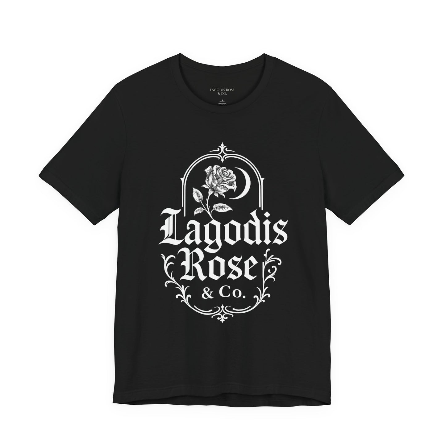 Vintage Rose Graphic Unisex Tee - Stylish Casual Wear, Gift for Her, Back/White Aesthetic, Floral Shirt, Everyday Essential