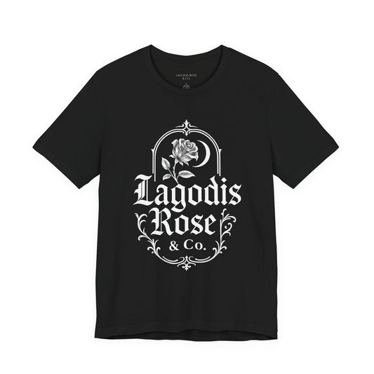 Vintage Rose Graphic Unisex Tee - Stylish Casual Wear, Gift for Her, Back/White Aesthetic, Floral Shirt, Everyday Essential