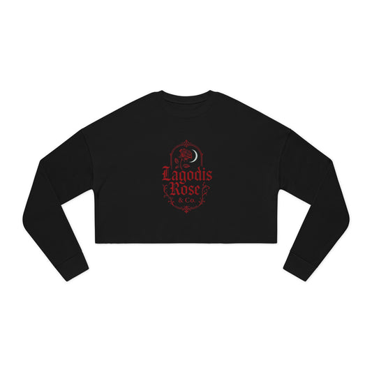 Women's Cropped Sweatshirt, Trendy Casual Top, Statement Sweatshirt, Gift for Her, Inspirational Apparel