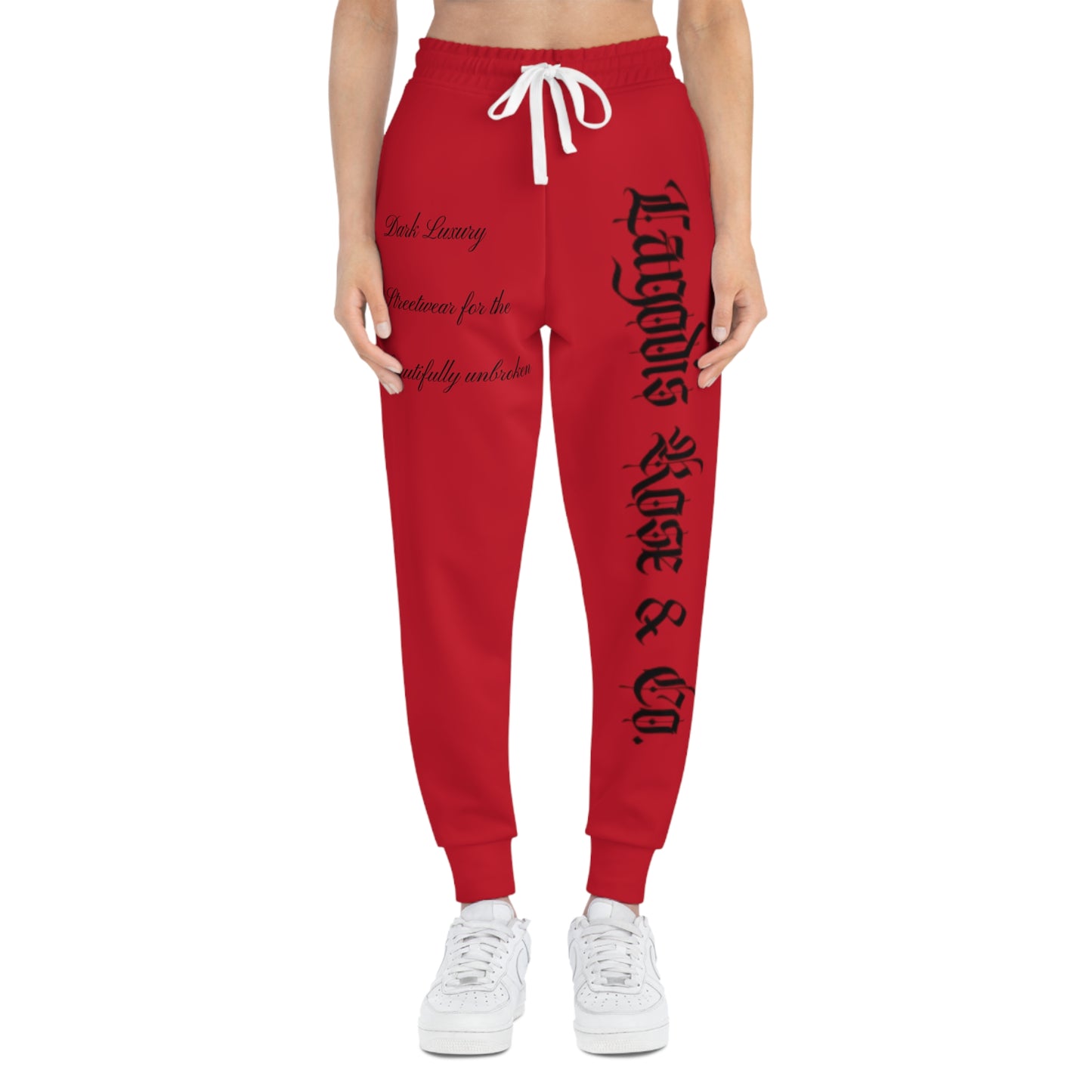 Athletic Joggers with Motivational Quote, Perfect for Gym, Sports, Lounge Wear, Fitness Gift, Stylish Activewear