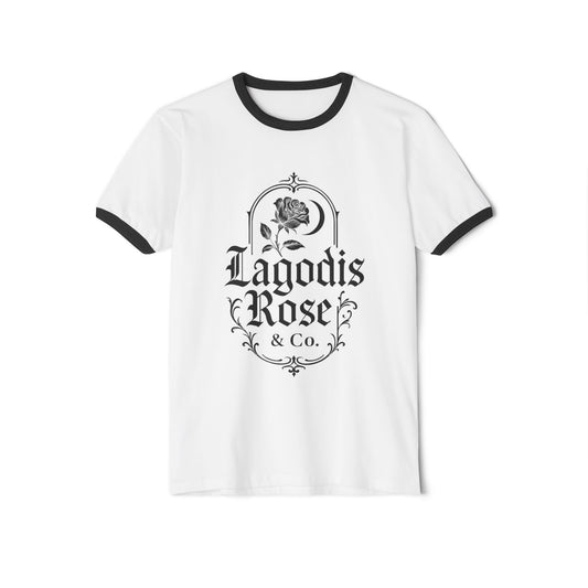 Vintage  Ringer T-Shirt, Retro Graphic Tee, Casual Wear, Spring Style, Black/White Aesthetic