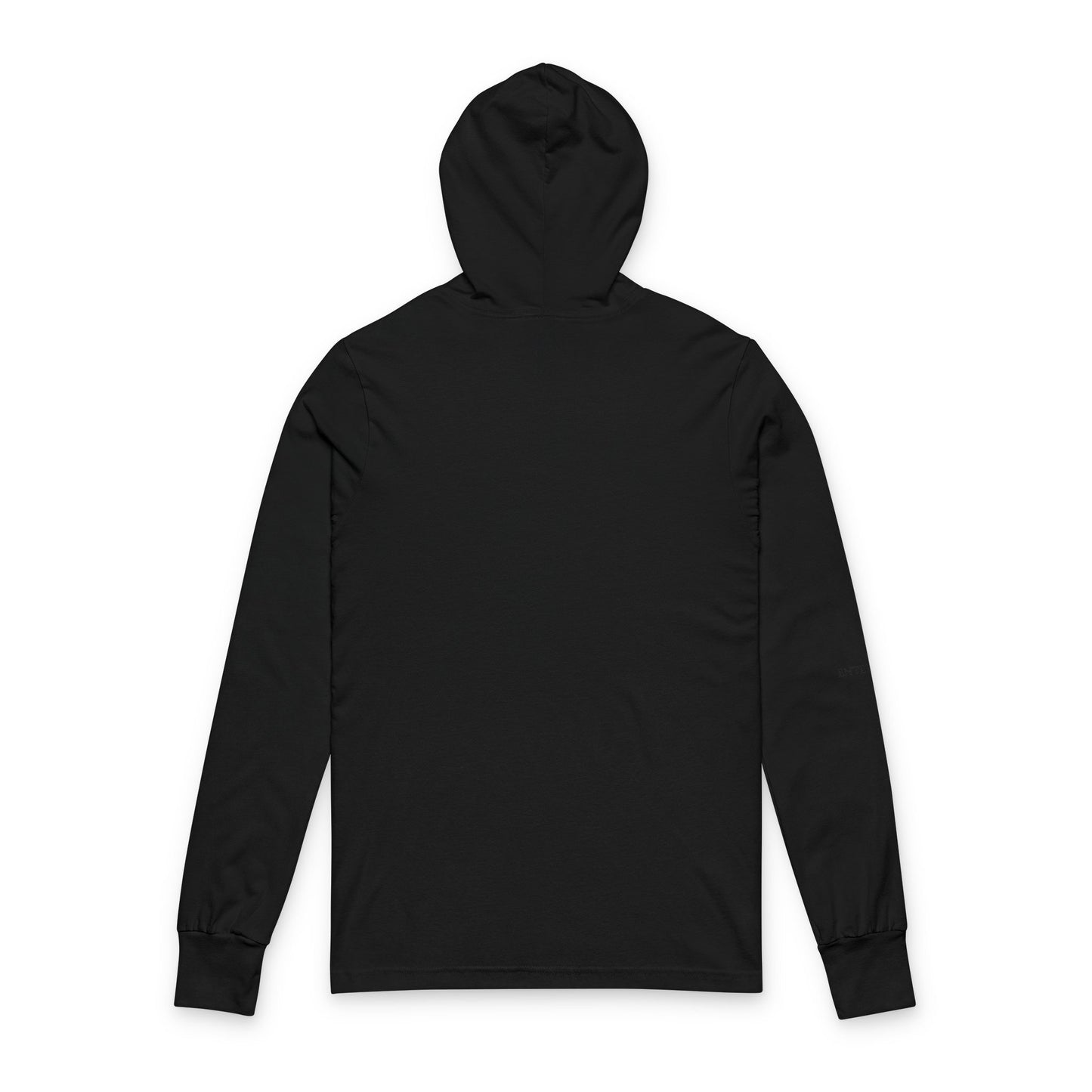 Rose Hooded Long Sleeve Logo Tee
